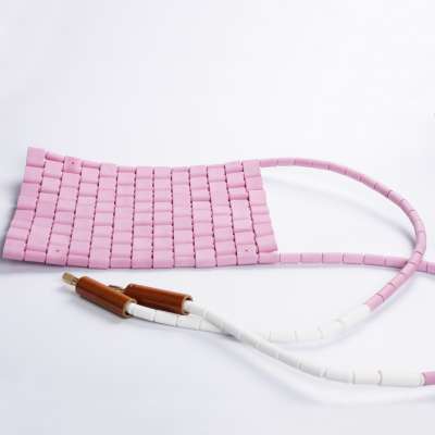 Industrial flexible 2.7 KW high temperature pink ceramic heating pad