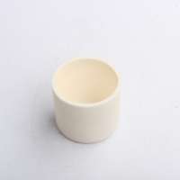 Long working life high temperature resistance ceramic corundum sagger alumina boat crucible