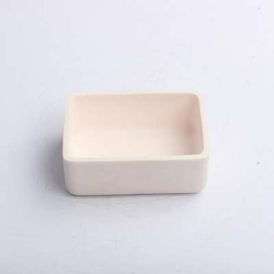 Industrial lab use long working life high temperature ceramic corundum sagger alumina boat crucible